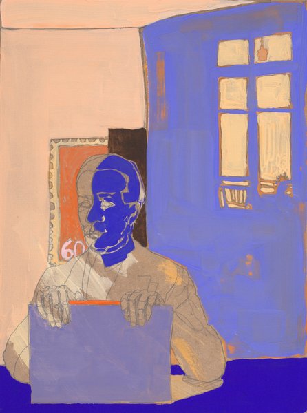 Carton a dessin - 30x40 -tempera